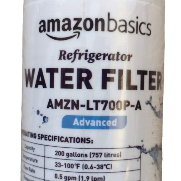 2-Pack AmazonBasics Replacement LG LT700P Advanced Refrigerator Water Filter - Picture 4 of 4